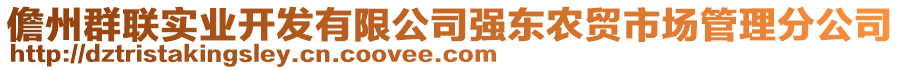 儋州群聯(lián)實業(yè)開發(fā)有限公司強東農(nóng)貿(mào)市場管理分公司