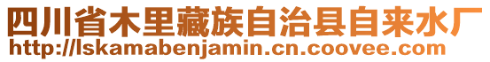 四川省木里藏族自治縣自來(lái)水廠