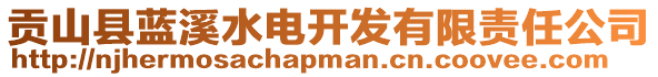 貢山縣藍溪水電開發(fā)有限責任公司