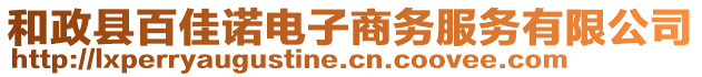 和政縣百佳諾電子商務(wù)服務(wù)有限公司