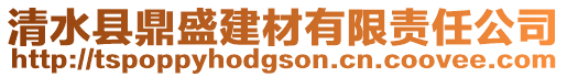 清水县鼎盛建材有限责任公司