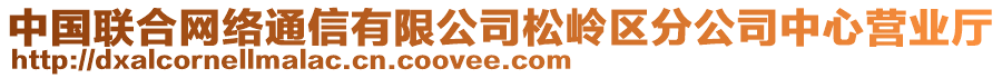 中国联合网络通信有限公司松岭区分公司中心营业厅