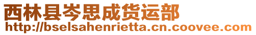 西林縣岑思成貨運部