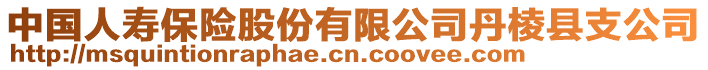 中國人壽保險股份有限公司丹棱縣支公司