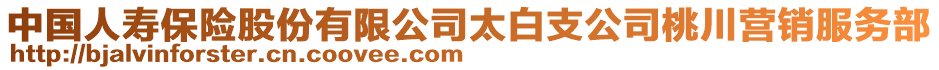 中國(guó)人壽保險(xiǎn)股份有限公司太白支公司桃川營(yíng)銷服務(wù)部