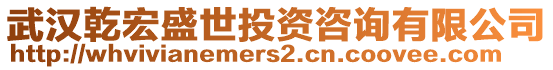 武漢乾宏盛世投資咨詢有限公司