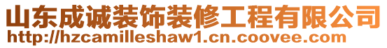 山東成誠裝飾裝修工程有限公司