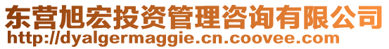 東營(yíng)旭宏投資管理咨詢(xún)有限公司