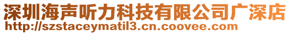 深圳海聲聽力科技有限公司廣深店