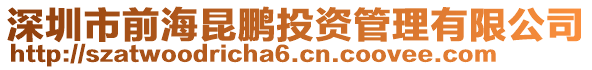 深圳市前海昆鵬投資管理有限公司