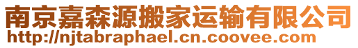 南京嘉森源搬家运输有限公司