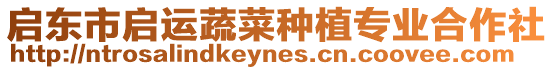 啟東市啟運(yùn)蔬菜種植專業(yè)合作社