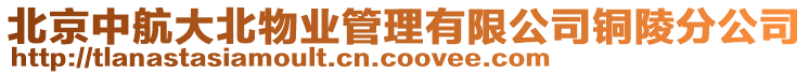 北京中航大北物业管理有限公司铜陵分公司