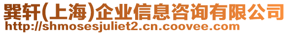 巽軒(上海)企業(yè)信息咨詢有限公司