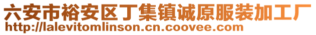 六安市裕安區(qū)丁集鎮(zhèn)誠(chéng)原服裝加工廠