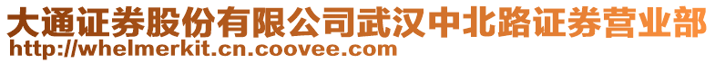 大通證券股份有限公司武漢中北路證券營業(yè)部