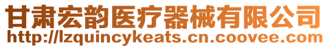 甘肅宏韻醫療器械有限公司