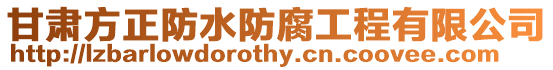 甘肅方正防水防腐工程有限公司