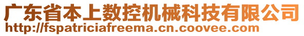 廣東省本上數(shù)控機械科技有限公司