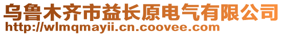 烏魯木齊市益長原電氣有限公司