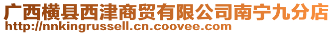 廣西橫縣西津商貿有限公司南寧九分店