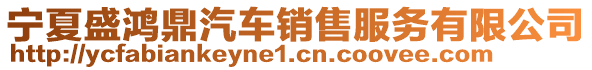 寧夏盛鴻鼎汽車銷售服務(wù)有限公司