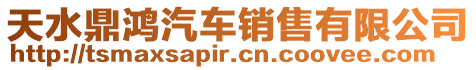 天水鼎鴻汽車銷售有限公司