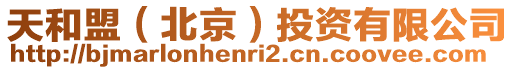 天和盟(北京)投資有限公司