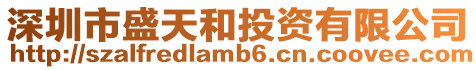 深圳市盛天和投資有限公司