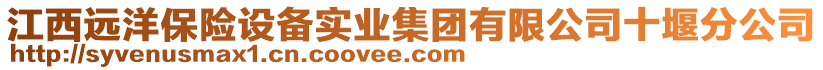 江西遠洋保險設備實業集團有限公司十堰分公司