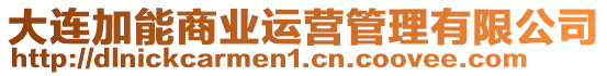 大連加能商業(yè)運(yùn)營(yíng)管理有限公司