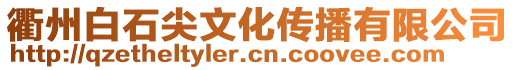 衢州白石尖文化傳播有限公司