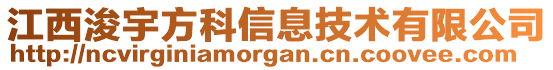 江西浚宇方科信息技術(shù)有限公司