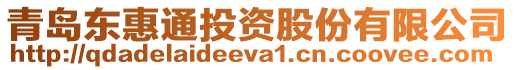 青島東惠通投資股份有限公司