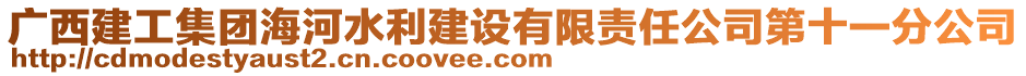 廣西建工集團海河水利建設(shè)有限責(zé)任公司第十一分公司