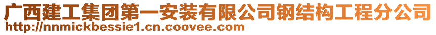 廣西建工集團(tuán)第一安裝有限公司鋼結(jié)構(gòu)工程分公司