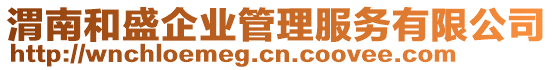 渭南和盛企業(yè)管理服務(wù)有限公司