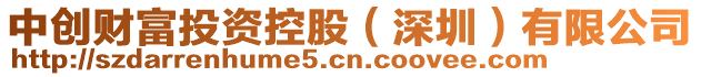 中創(chuàng)財(cái)富投資控股（深圳）有限公司