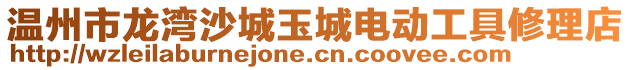 溫州市龍灣沙城玉城電動工具修理店