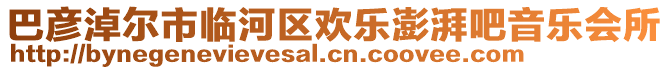 巴彥淖爾市臨河區(qū)歡樂澎湃吧音樂會所