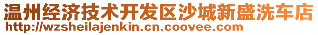 溫州經(jīng)濟(jì)技術(shù)開發(fā)區(qū)沙城新盛洗車店