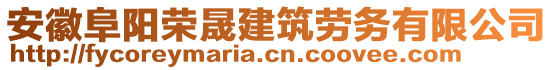 安徽阜陽榮晟建筑勞務有限公司