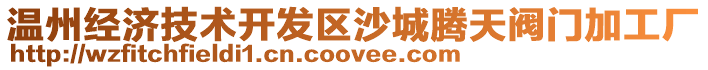 溫州經(jīng)濟技術開發(fā)區(qū)沙城騰天閥門加工廠