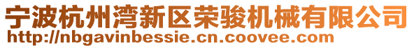 寧波杭州灣新區(qū)榮駿機械有限公司