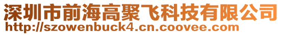 深圳市前海高聚飛科技有限公司