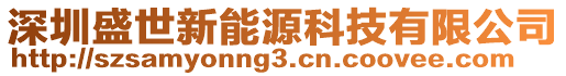 深圳盛世新能源科技有限公司