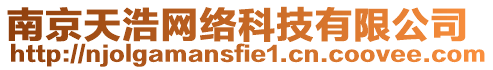 南京天浩網(wǎng)絡(luò)科技有限公司