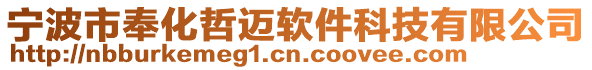 寧波市奉化哲邁軟件科技有限公司