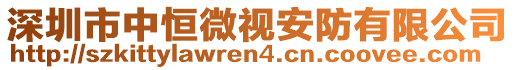 深圳市中恒微視安防有限公司