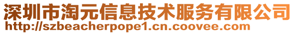 深圳市淘元信息技術服務有限公司